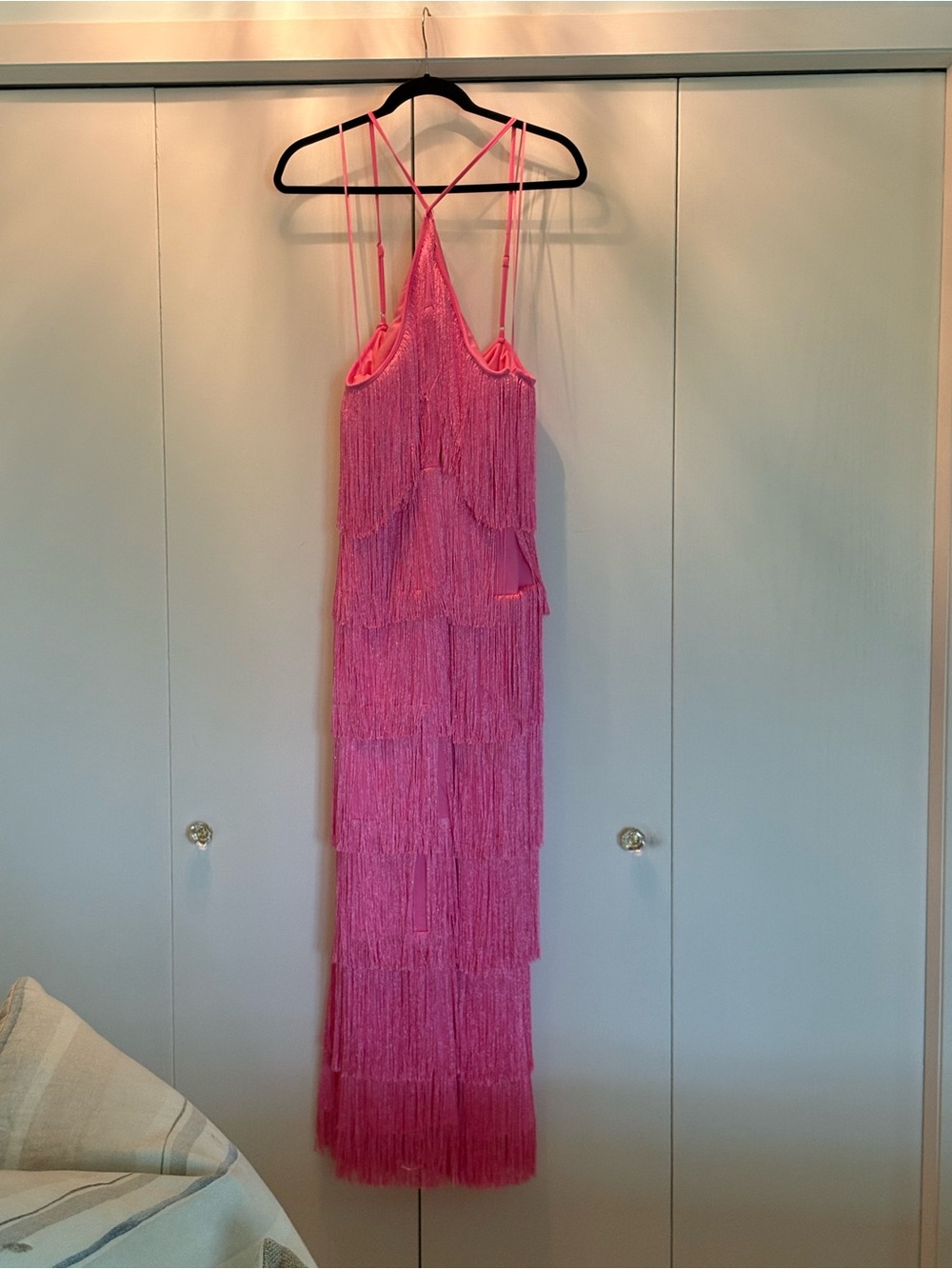 Show Me Your Mumu Hot Pink Fringe Dress - Picture 2 of 5